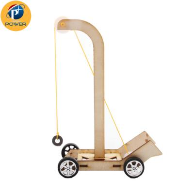 China 3D Wooden Car DIY STEM Toy 3d Jigsaw Puzzle Assembly Model Kit Weight For Children for sale