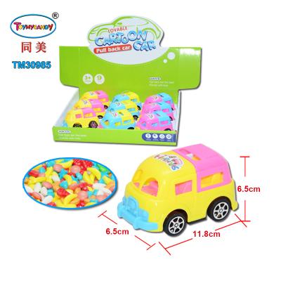 China Capsule toys good sale 2021 for school shop cheap cartoon to pull off purple car toy candy china factory toys in the world for sale