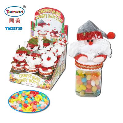 China Capsule Toys Christmas Santa Candy Container Santa Claus Toy Candy Container for sale