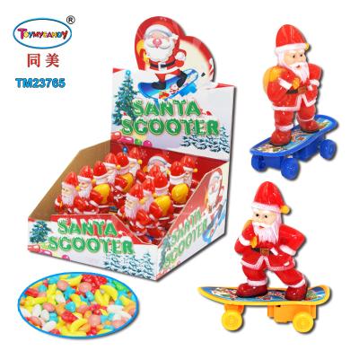 China Capsule Toys Hot New Products For NO1 2020 Selling In Plastic Skateboard Eup Mini Santa Claus With Candy for sale