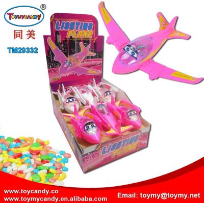 China Cartoon Toys 2017 Hot Selling Products Toy Kid Flat Lighting Airplane Toy With Candy Plane Funny Push Toy For Kid for sale