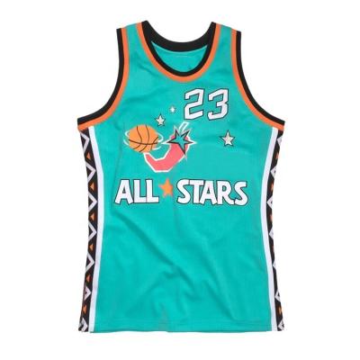 China Wholesale Retro Twill Breathable Team Uniform Customized Basketball Jerseys Vintage Tackle for sale