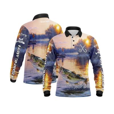 China Performance Polyester Breathable Sublimation Fishing Breathable UV Tank Tops for sale