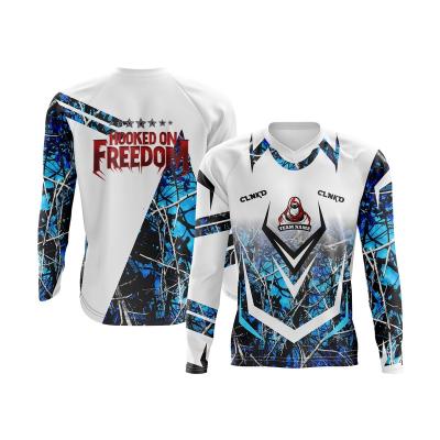 China 2022 Motocross Bike Inclined Shirt Tank Top Anti-UV Custom Printing Cycling Long Sleeve for sale