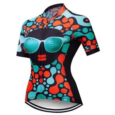 China Other High Quality Custom Breathable Quick Dry Road Mountain Ride Print Cycling Wear Cycling Wear Long Sleeve Cycling Women Tank Tops for sale