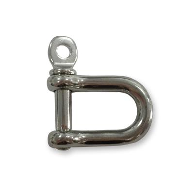 China Anchor Boat Hardware S.S. Steel Lifting Screw Pin Anchor Assist D Shackle for sale