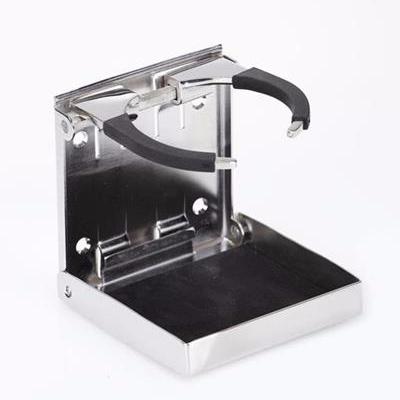 China Stainless Steel Fold-Up Stainless Drink Holder For Boats for sale