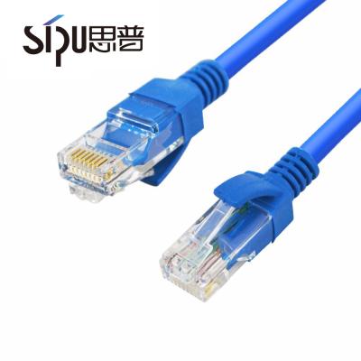 China 7/0.20 CU SIPU patch cord rj45 4pairs PVC LSZH cat5 patch cord for sale