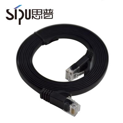 China SIPU ISO9001 factory price CE cat6 patch cable copper patch cord 7/0.2 4 pairs for sale