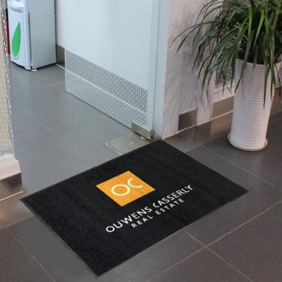 China Non Slip Commercial Office Rubber Nylon Mats My Logo Waterproof Flooring for sale