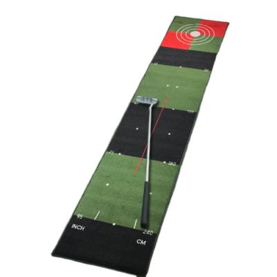 China Golf Training Practice Decked Nylon Golf Putting Mat Indoor Practice Golf Game Golf Game Indoor for sale