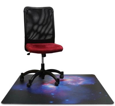 China Waterproof Dotcom Printing Clear Transparent Custom Design For Carpet Office Chair Lip Mat for sale