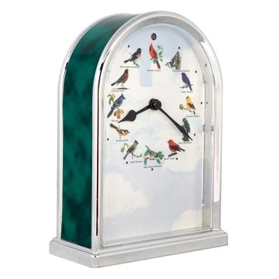 China Minimalist Advantageous Plastic Table Bird OEM/ODM Price Song Melody Desk Clock for sale