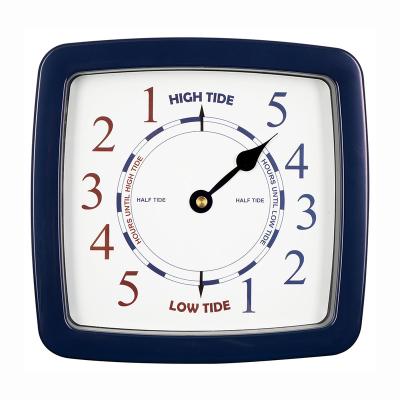 China New Fashion Home Decoration Rectangular Wave Clock Coastal Wave Clock for sale