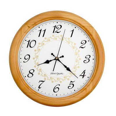 China Antique Home Decor Factory Supply High Quality Traditional Wooden Wall Clock for sale