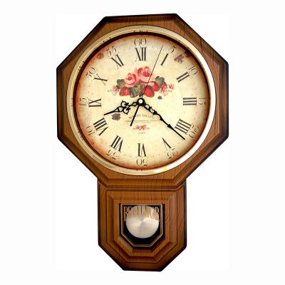 China Transitional Wall Pendulum School Building Clock Adjustment Custom Pendulum Clock Production for sale