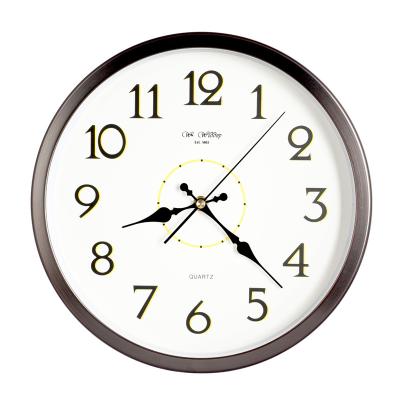 China Top Selling OEM/ODM Art Decor Designer Metal Minimalist Wall Clock for sale