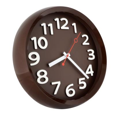 China Good quality designer modern silent quartz minimalist customized colorful wall clock for sale