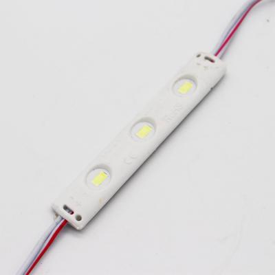 China Plastic injection 3led light box 5730SMD 0.72W DC12V without lens cheaper led module for advertising lights for sale