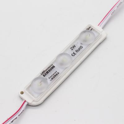 China Hot selling light box high brightness posterior light 2W 3030SMD DC12V laser logo lens ip68 led module for advertising lights sign words for sale