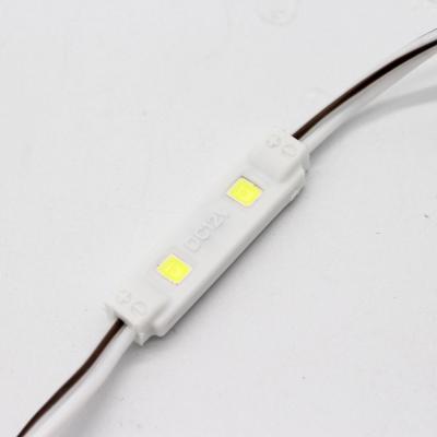 China Hot Selling Channel Mini 2led 2835SMD 0.5W DC12V Letter Highlight Advertising No Lens Led Module For Small Size Advertising Lights Sign Words Light for sale