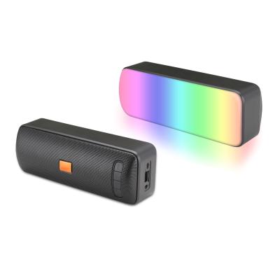 China New RGB Portable Mesh Phone HIFI Music Box Lightweight Bass Function Outdoor Bluetooth Speaker Wireless Cloth Heavy Handsfree for sale