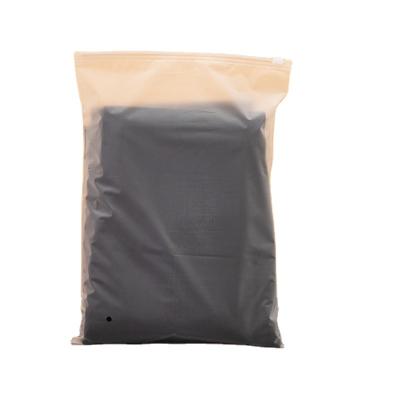 China Recyclable PVC Slider Frosted Zipper Bag, Plastic Tote Bag With Zipper, Resealable Poly Bags for sale