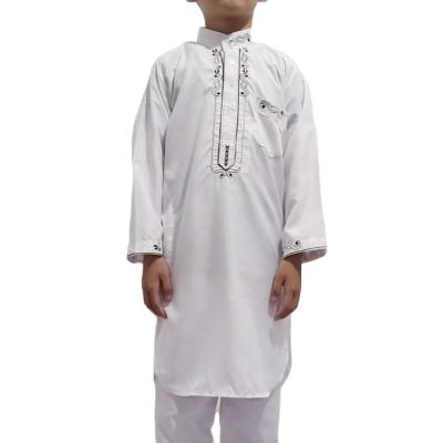 China New Style Polyester Islamic Clothing Muslim Long Sleeve Boys Thobe Formal Dress M L XL XXL 3XL 4XL for sale