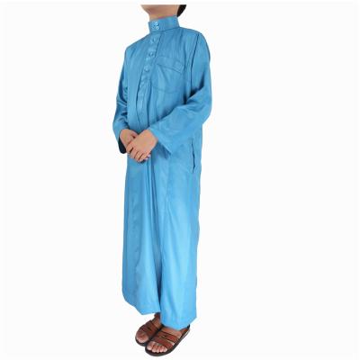 China Factory Supply High Quality Islamic Long Sleeve Boys Muslim Formal Thobe Dress M L XL XXL 3XL 4XL for sale