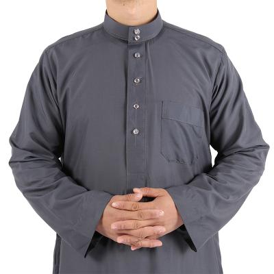 China Wholesale new style islamic clothing saudi arabian jubbah alaseel thobe for muslim men 52-58/56-62 for sale