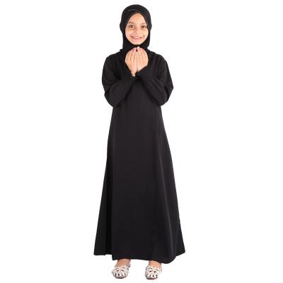 China Wholesale Kids Muslim Clothing Islam Abaya Long Sleeves Kids Abayas Girls Prayer Clothing M L XL XXL 3XL 4XL for sale