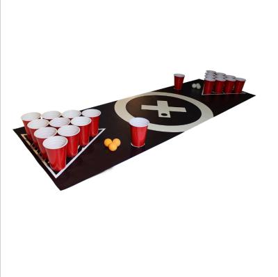 China Hot Selling Outdoor Portable 8-Foot Furniture Standoff Folding Beer Bong Mats and Party Game Bong Mats for Party Game for sale