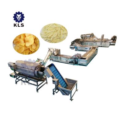 China Vegetable Processing Plant Automatic Frozen French Fries Production Line Frozen Potato French Fries Machine Simple Operation for sale