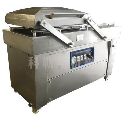 China Commercial Food Double Chamber Vacuum Packing Machine Potato French Fries Food Packaging Machine for sale