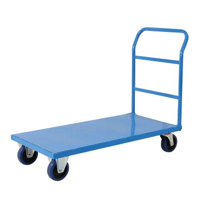 China Disassembled Warehouse Handling Steel Heavy Duty Transport Platform 400kg Trolley for sale