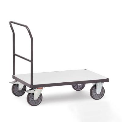 China Warehouse Material Handling Metal Frame Platform 600kg Disassembled Heavy Duty Trolley for sale