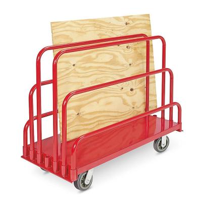 China Heavy Duty Warehouse Frame Drywall Panel Disassembled Carbon Steel Movable Cart for sale