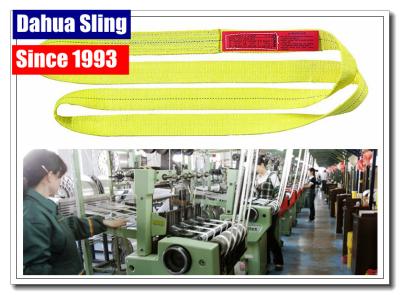 China Heavy Duty Lifting Slings Endless Loop - Type Boat Lift Straps Smooth Surface for sale