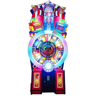 China Metal Game Coin Operated Amusement Wheel Arcade Magic Ticket Redemption Game Machine for sale