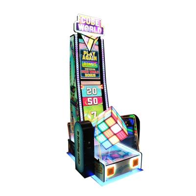 China Hardware Entertainment Game Devices Cube World Ticket Redemption Machine for sale