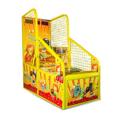 China Wooden Coin Operated Basketball Game Machine Kids Basketball Game Machine For Kid Te koop