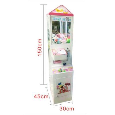 China New Mini Metal Grabber Toy Claw Indoor Coin Operated Machine Game Crane Machine for sale