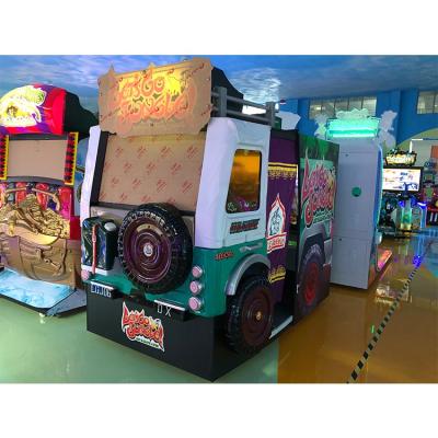 China Popular Metal+Fiberglass 55 Inch Coin Operated Jungle Adventure Arcade Simulator Shooting Game Machine for sale