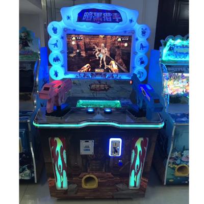 China Low Price Metal+Fiberglass Dark Hunter Coin Operated 2 Players Simulator Video Shooting Game Machine Te koop