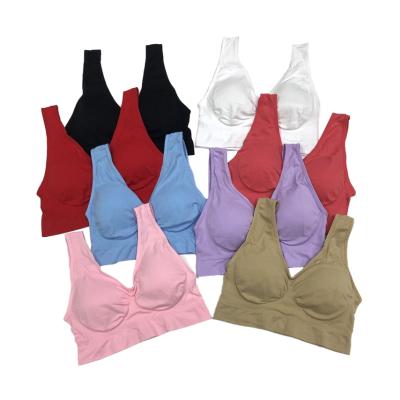 China Sustainable Teen Bras Seamless Bra Sports Cheekier Woman Bra Women Ladies Sports Bra Maiden Underwear OEM for sale