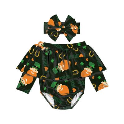 China Lovely good quality and custom made baby clothes new baby girl partywear baby clothes for sale