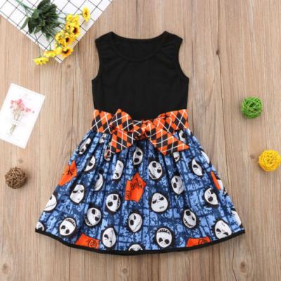 China Halloween Series Breathable High Quality Party Girl Dresses Baby Romper Dress Kids Dress Girls for sale