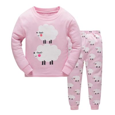 China Baby Casual Direct Custom Logo Series Halloween Hair Factory Pajamas Two-Piece Set for sale