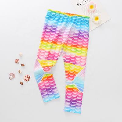 China Breathable Wonderful OEM Digital Printing Cute Leggings Girls Casual Cartoon Kids Leggings for sale