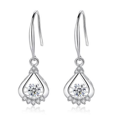 China Fashion S925 Stud Earring Long Korean Smart Earring All-match Atmospheric Temperament Earrings for sale